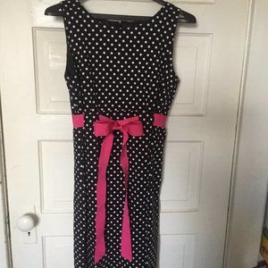 Black & White Polka Dot Dress and Jacket